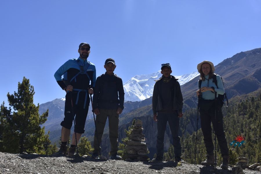 Annapurna Circuit Trek in November Autumn